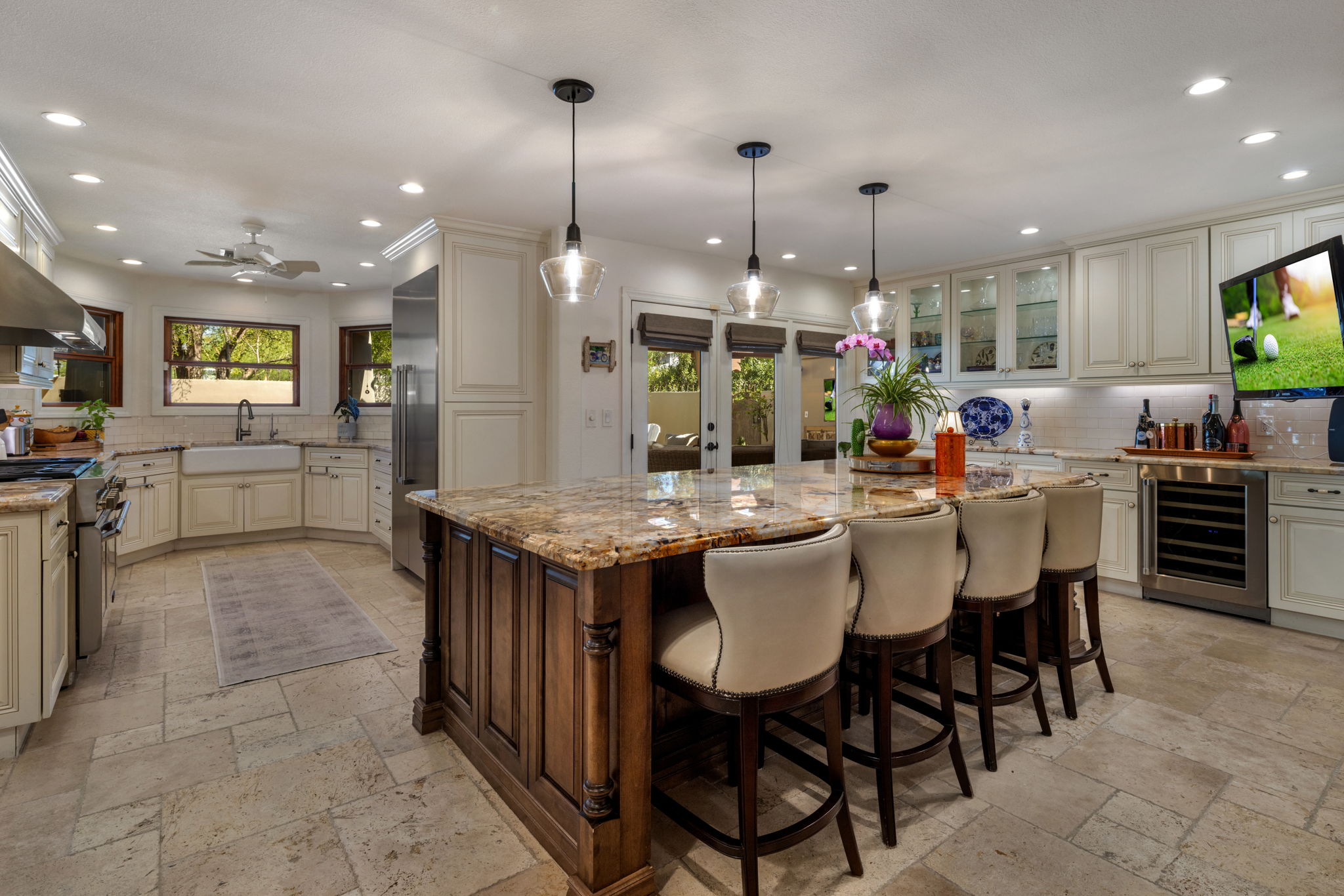 Chef designed Kitchen at This Biltmore Luxury Home